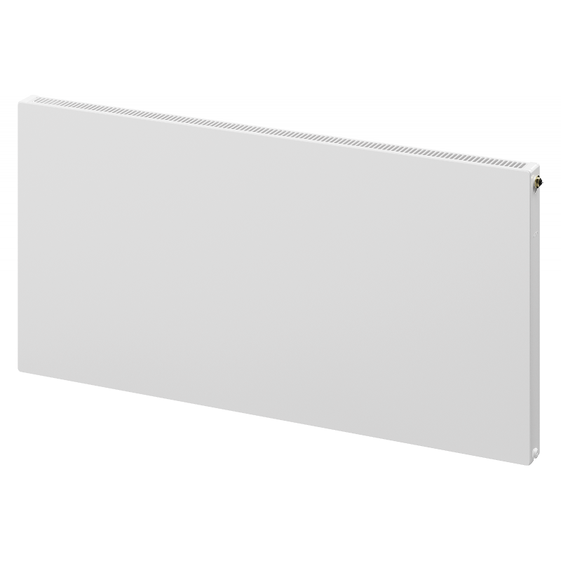 Mexen Flat CCF11 Plate Radiator 400 x 1300 mm, Centre Bottom Connection, 722 W, White - W6C11F-040-130-00