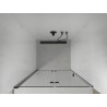 Mexen Lima folding shower doors 120 cm, transparent, black - 856-120-000-70-00