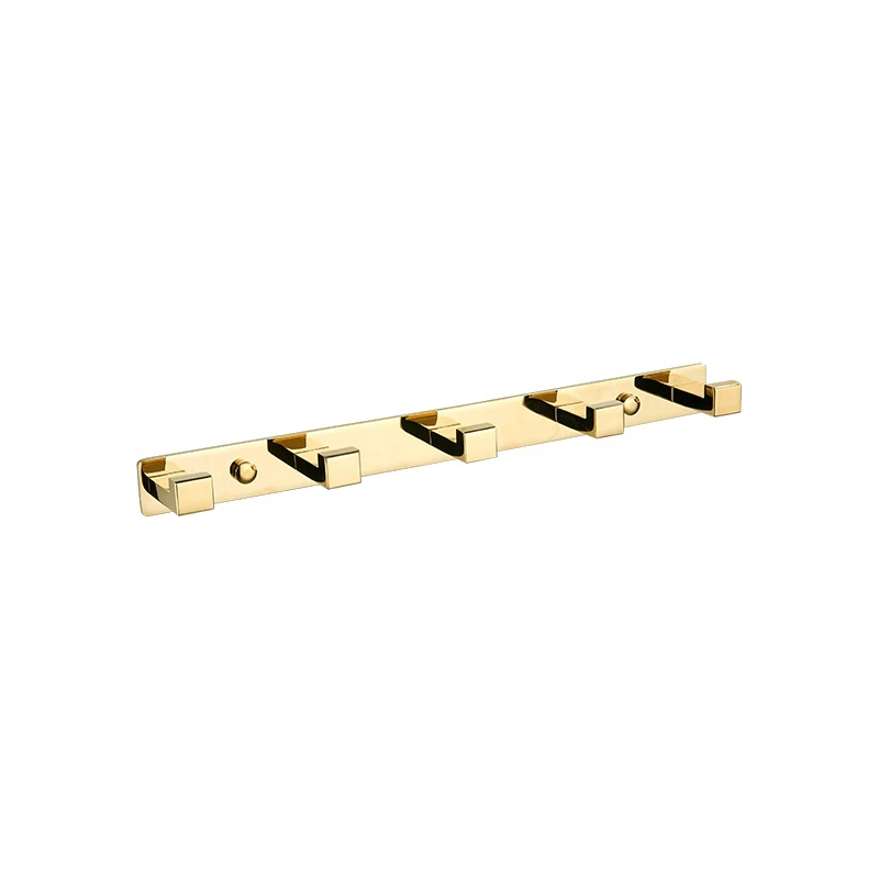 Mexen towel hook with five holders, gold - 709265-50