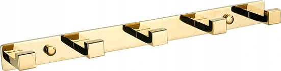 Mexen towel hook with five handles, Gold - 709265-50