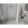 Mexen Lima folding shower door 80 cm, Transparent, Chrome - 856-080-000-01-00