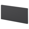 Mexen Flat CF11 panel radiator 400 x 1500 mm, side connection, 833 W, anthracite - W411F-040-150-66
