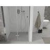 Mexen Lima folding shower doors 90 cm, transparent, chrome - 856-090-000-01-00