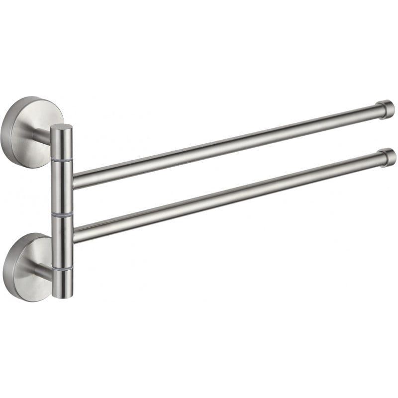 Mexen double swivel towel rack, Chrome - 7039242-00