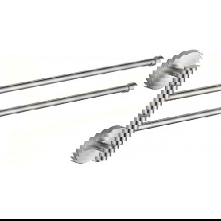 Mexen double swivel towel rack, Chrome - 7039242-00