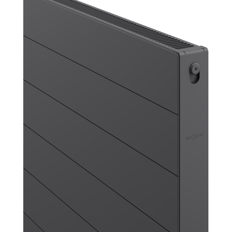 Mexen Line CL11 Panel Radiator 400 x 1500 mm, Side Connection, 833 W, Anthracite - W411L-040-150-66