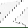 Mexen Velar Duo 2-panel sliding bathtub screen 140 x 150 cm, frost, brushed gun gray - 896-140-000-32-66