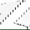 Mexen Velar Duo 2-Panel Sliding Bathtub Screen 140 x 150 cm, Frosted, Black - 896-140-000-32-70