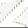 Mexen Velar Duo bath screen 2-panel sliding 160 x 150 cm, frost, gold - 896-160-000-32-50