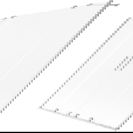 Mexen Velar Duo 2-panel sliding bath screen 170 x 150 cm, frost, chrome - 896-170-000-32-01