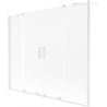 Mexen Velar Duo 2-panel sliding bath screen 190 x 150 cm, frosted, white - 896-190-000-32-20