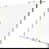 Mexen Velar Duo 2-wing Sliding Bath Screen 190 x 150 cm, Frosted, Gold - 896-190-000-32-50