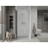 Mexen Lima folding shower doors 100 cm, graphite, chrome - 856-100-000-01-40