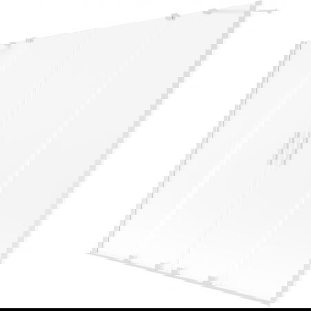 Mexen Velar Duo 2-panel sliding bathtub screen 200 x 150 cm, frosted, white - 896-200-000-32-20