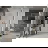Mexen Lima folding shower door 70 cm, Graphite, Chrome - 856-070-000-01-40