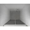 Mexen Lima folding shower door 90 cm, Graphite, Chrome - 856-090-000-01-40