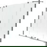 Mexen Velar Duo bathtub screen 2-panel sliding 200 x 150 cm, transparent, gun metal - 896-200-000-02-95
