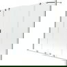 Mexen Velar Duo 2-panel sliding bathtub screen 200 x 150 cm, transparent, brushed nickel - 896-200-000-02-97
