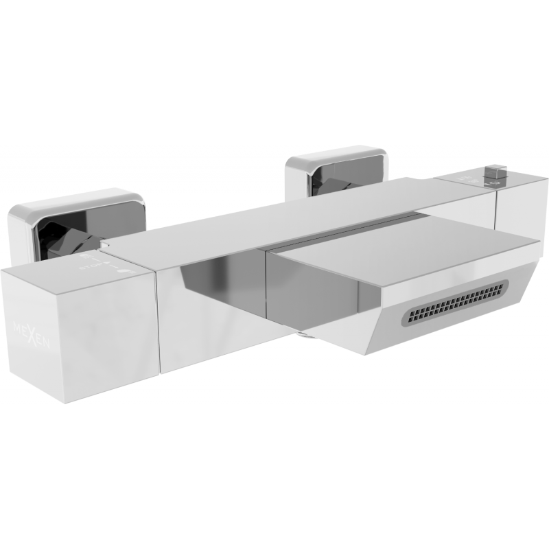 Mexen Cube thermostatic bath tap, chrome - 77360-00
