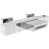 Mexen Cube thermostatic bathtub mixer tap, Chrome - 77360-00