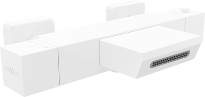 Mexen Cube thermostatic bathtub faucet, white - 77360-20