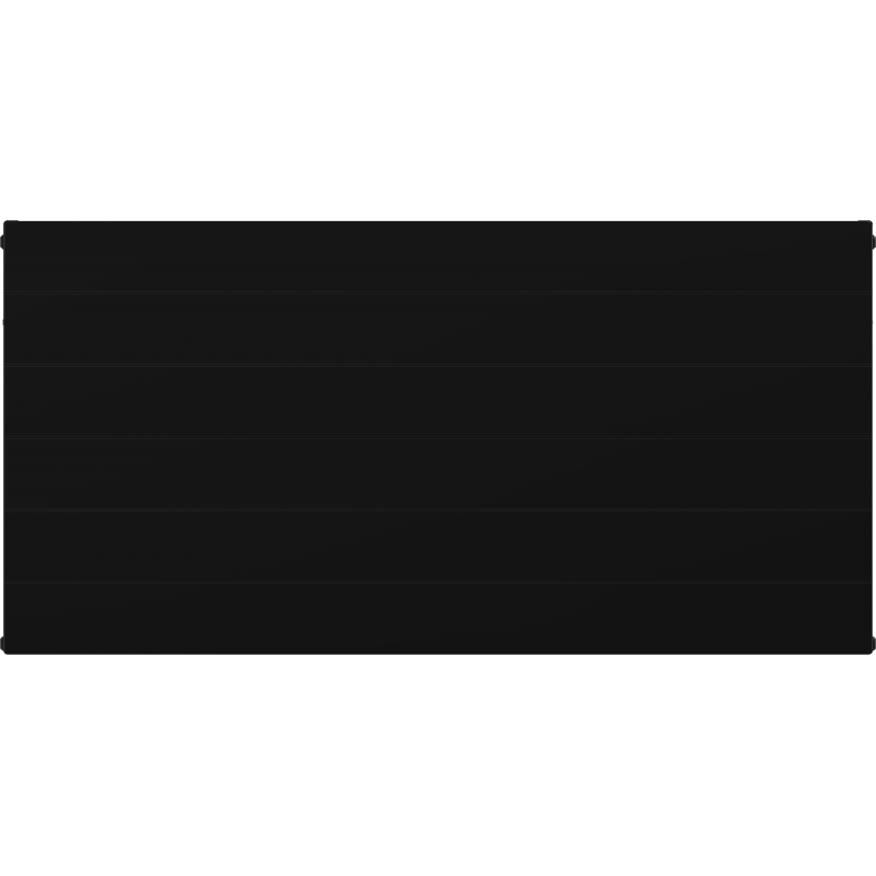 Mexen Line CL11 panel radiator 400 x 400 mm, side connection, 222 W, black - W411L-040-040-70