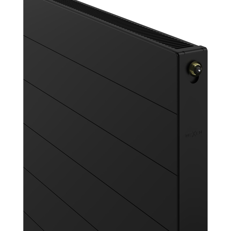 Mexen CVL11 Flat panel radiator Line 400 x 1500 mm, bottom connection, 833 W, black - W611L-040-150-70