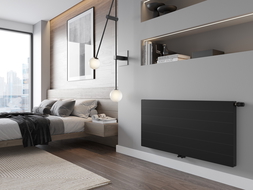 Mexen Line CCL11 panel radiator 400 x 1100 mm, central bottom connection, 611 W, black - W6C11L-040-110-70