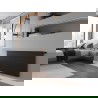 Mexen Line CCL11 panel radiator 900 x 2000 mm, center bottom connection, 2182 W, black - W6C11L-090-200-70