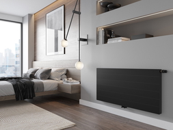 Mexen Line CCL11 panel radiator 900 x 2000 mm, center bottom connection, 2182 W, black - W6C11L-090-200-70