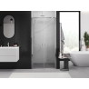 Mexen Exo-B Duo double hinged shower door 90 cm, transparent, chrome - 814-090-000-01-00