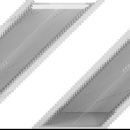 Mexen Exo Double Hinged Shower Doors 100 cm, Transparent, Chrome - 814-100-000-01-00