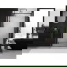 Mexen Exo double swing shower door 80 cm, transparent, black - 814-080-000-70-00