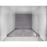 Mexen Exo-BR Duo double hinged shower door 100 cm, transparent, chrome - 8182-100-000-01-00