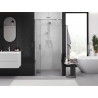 Mexen Exo-F folding shower door 60 cm, transparent, chrome - 816-060-000-01-00