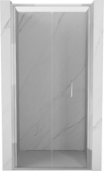 Mexen Exo-F 80 cm folding shower door, transparent, chrome - 816-080-000-01-00