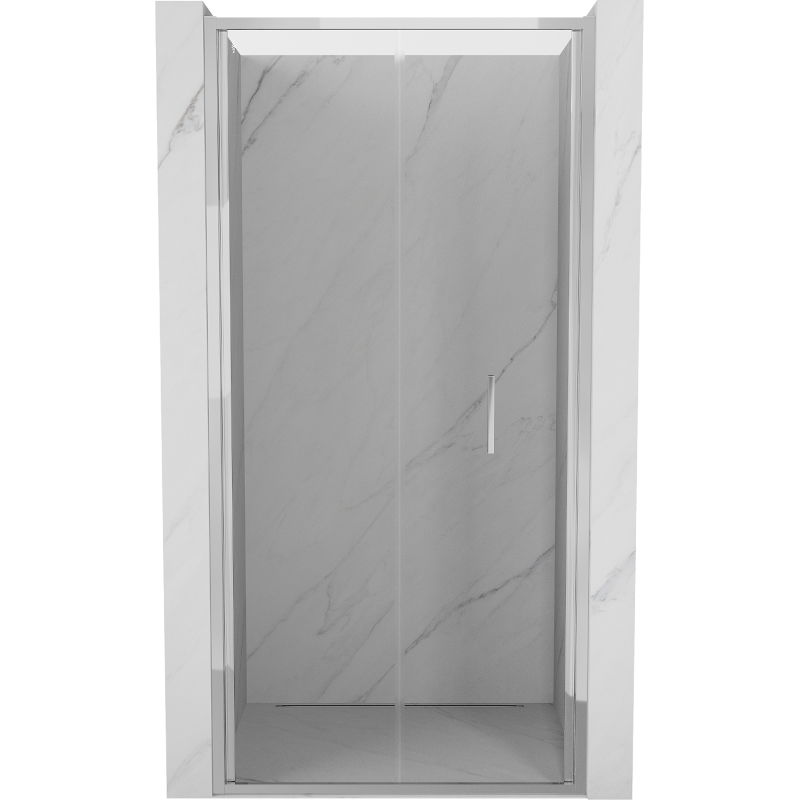 Mexen Exo folding shower door 85 cm, transparent, chrome - 816-085-000-01-00