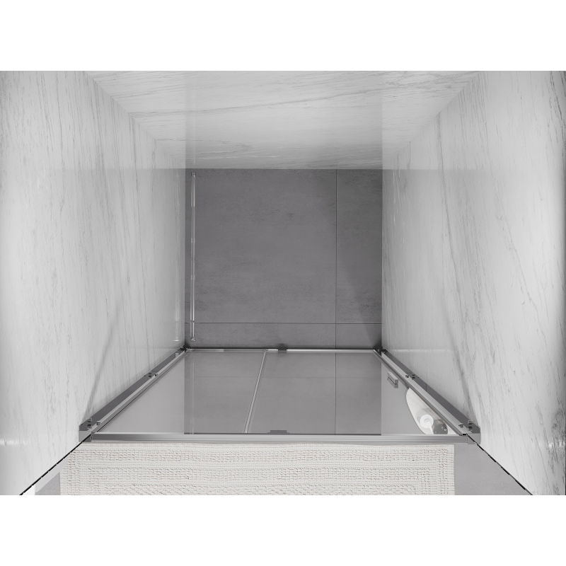 Mexen Exo shower door swing 90 cm, transparent, chrome - 819-090-000-01-00