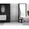 Mexen Exo-R swing shower doors 95 cm, transparent, chrome - 819-095-000-01-00