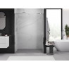 Mexen Exo-R swing shower door 140 cm, transparent, chrome - 819-140-000-01-00