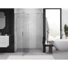 Mexen Exo 155 cm Hinged Shower Door, Transparent, Chrome - 819-155-000-01-00