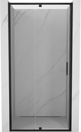 Mexen Exo-R swing shower door 110 cm, transparent, black - 819-110-000-70-00