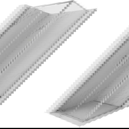 Mexen Exo Shower Enclosure 70 x 70 cm, Transparent, Chrome - 814-070-070-01-00