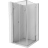 Mexen Exo-B Duo hinged shower cabin 70 x 70 cm, transparent, chrome - 814-070-070-01-00