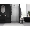 Mexen Exo-R swing shower door 100 cm, transparent, black - 819-100-000-70-00
