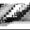 Mexen Exo shower doors, hinged 130 cm, transparent, black - 819-130-000-70-00