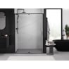 Mexen Exo 135 cm Pivot Shower Door, Transparent, Black - 819-135-000-70-00