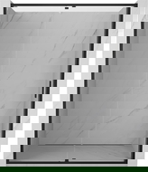 Mexen Exo hinged shower door 155 cm, transparent, black - 819-155-000-70-00