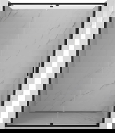 Mexen Exo 160 cm Swing Shower Door, Transparent, Black - 819-160-000-70-00