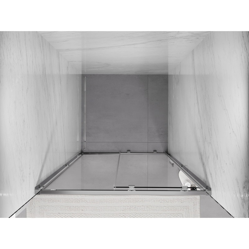 Mexen Exo-S sliding shower door 105 cm, transparent, chrome - 8151-105-000-01-00